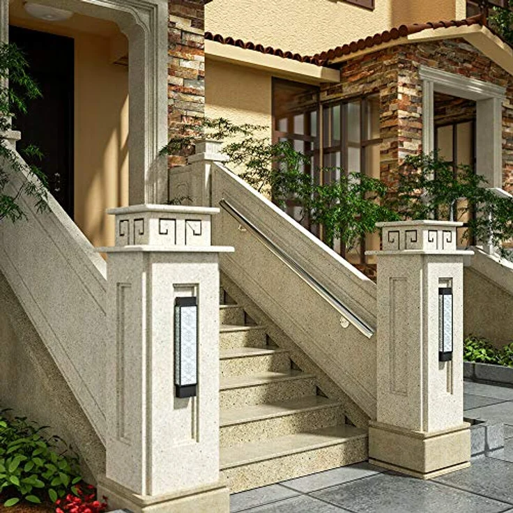 monzana Handlauf 500cm Edelstahl V2A Geländer Treppe Wandhandlauf Brüstung Griff 80-600cm – Bild 7