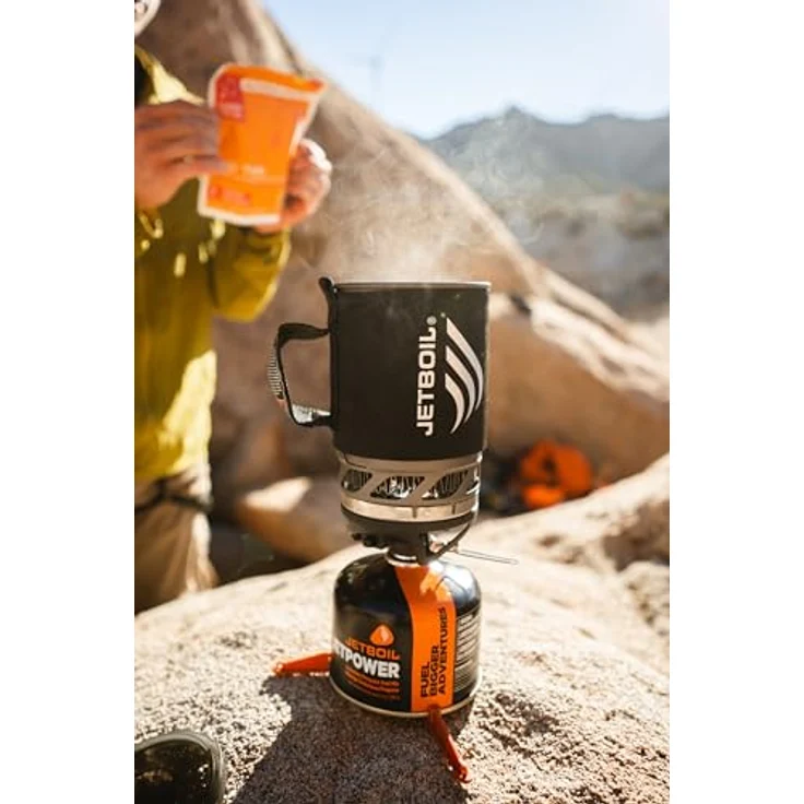 Jetboil MicroMo, Gaskocher mit 0,8 L FluxRing-Topf, stufenloser Regler und Piezozündung, leicht und kompakt – Bild 2