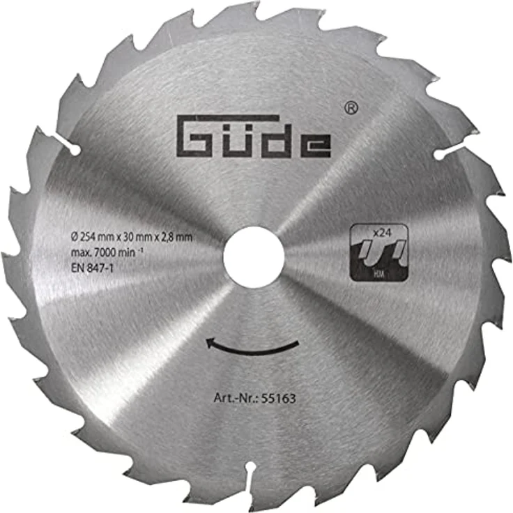 Güde 55163 Sägeblatt, 254X30X24Z – Bild 2