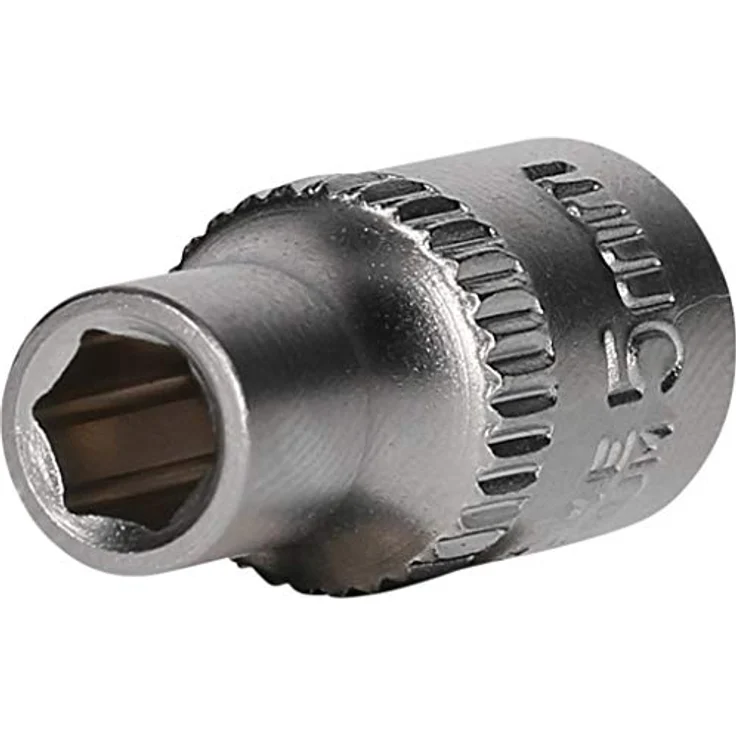 Brilliant Tools Sechskant-Stecknuss BT020932, 1/4" Innenvierkant-Antrieb, 5 mm, matt verchromt, langlebig aus Chrom-Vanadium-Stahl – Bild 1