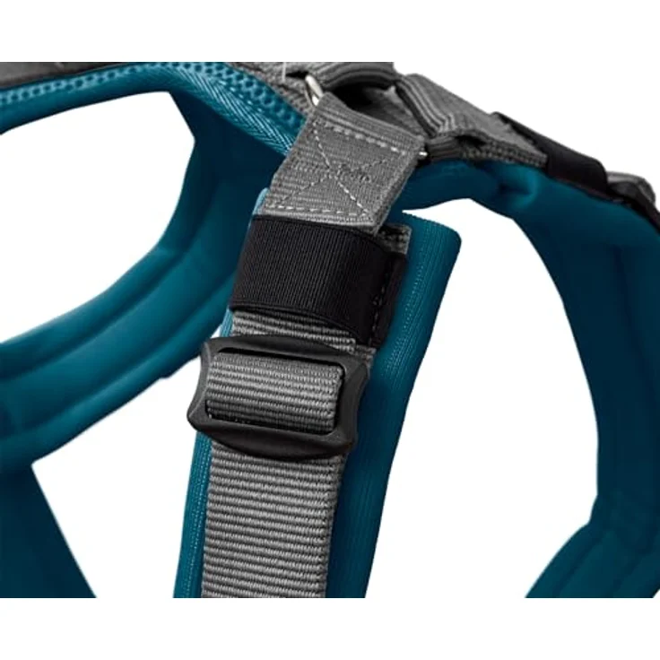 Hunter Tierbedarf Hunde-Geschirr Maldon Up mit Griff petrol/grau, 4-fach verstellbar, reflektierendes Material – Bild 5