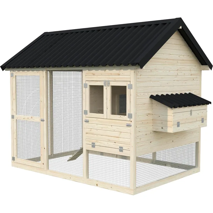 Palmako Hühnerstall Chick, 6,7 m2, unbehandelt