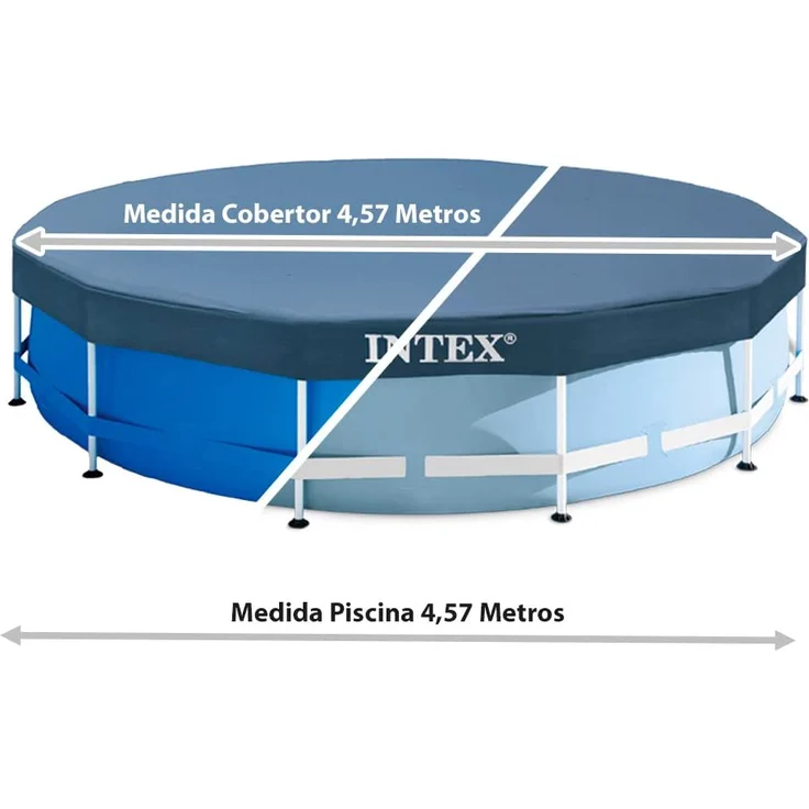Intex Abdeckplane 457 cm für Intex Metal Frame Pool, rund, 28032 – Bild 2