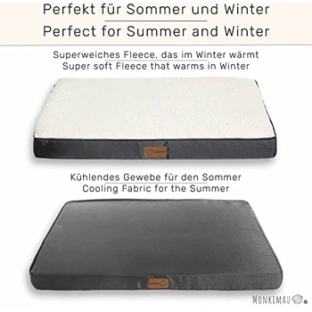 Tragbare Hundebett Matte – Wasserdicht, Weich, 76x51 Cm (M), Für Drinnen & Draußen, Waschbar