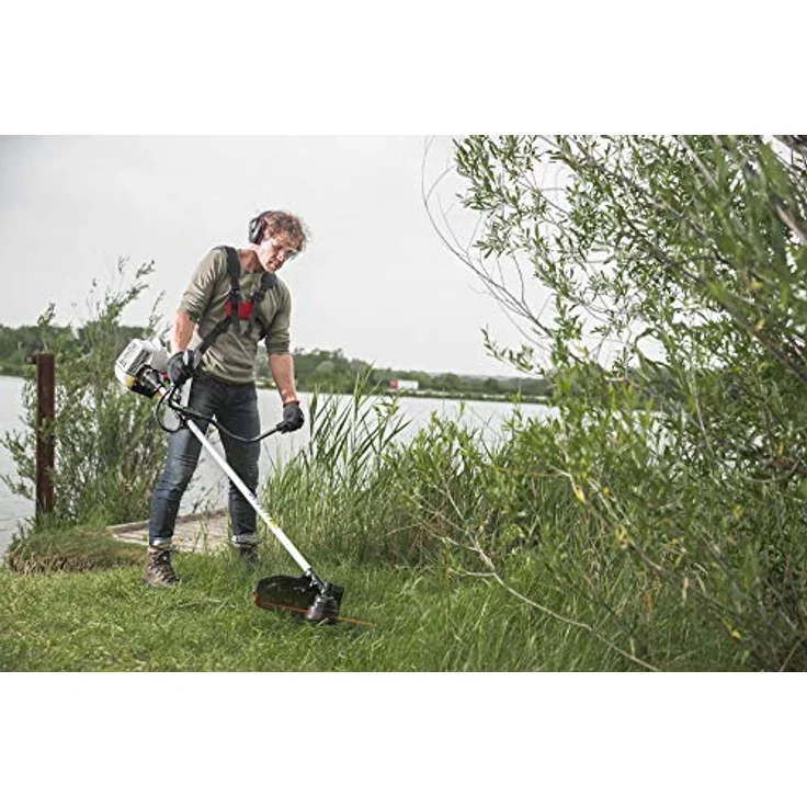 AL-KO Benzin-Motorsense BC 500 B, Arbeitsbreite Messer 25 cm & Faden 41 cm, 1.9 kW-50.8 ccm Motorleistung, 2-Takt Motor – Bild 2