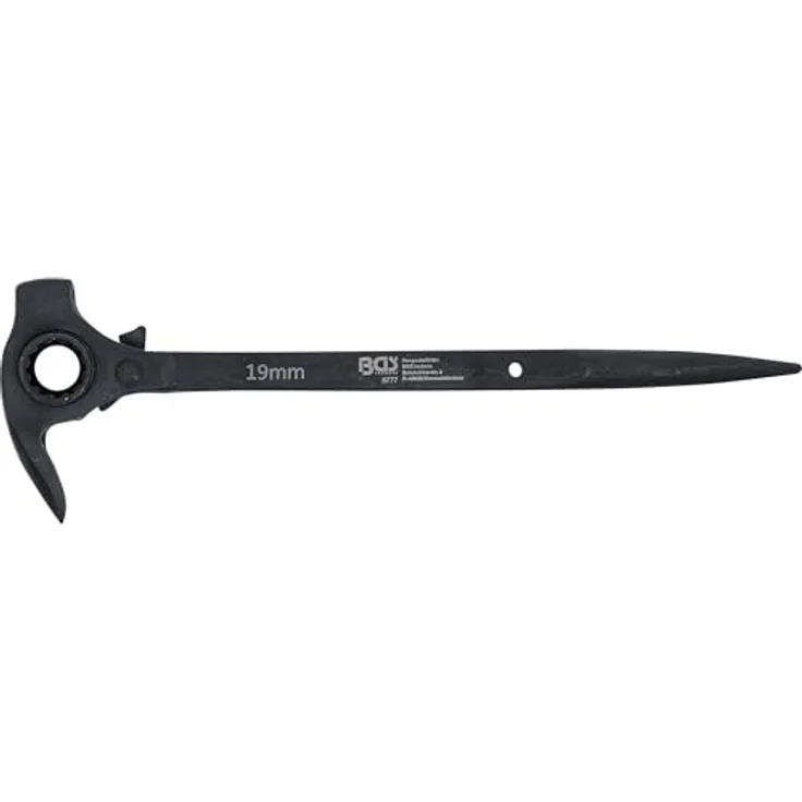BGS Gerüstbauer-Knarre 4-in-1 19 x 22 mm Gerüstbau Werkzeug Gerüstbauratsche – Bild 3
