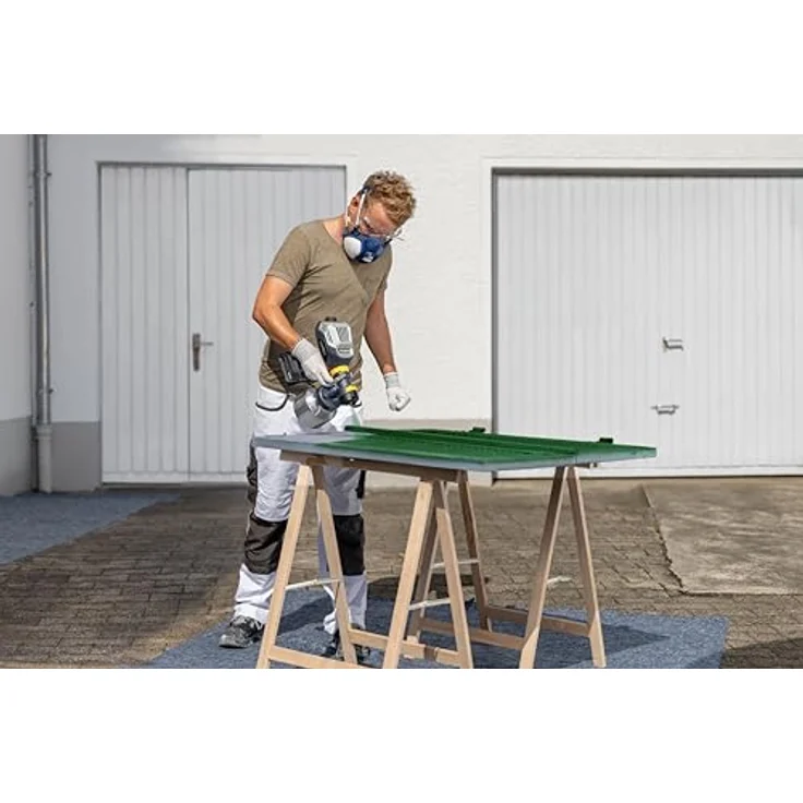 WAGNER FinishControl 4000 18V StandardSpray, Mobiles XVLP Akku-Farbsprühsystem mit 4,1 mm Düse und variabler Material- und Luftmengenregulierung – Bild 4
