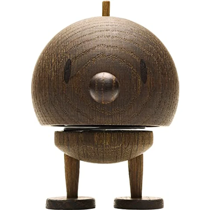 Hoptimist Junior Woody Bumble Smoked Oak, Wackelfigur, Wackel Figur, Dekoidee, Geräucherte Eiche, Braun, Ø 7.5 cm, 27558 – Bild 2