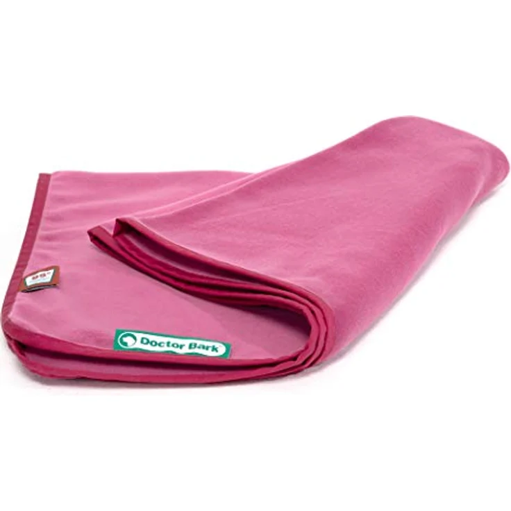 Doctor Bark | kuschelige Hundedecke waschbar bis 95°C, hygienische, weiche Fleecedecke für Sofa und Hundebett, Flauschige Haustierdecke - Made in Germany (XL - 140x100 cm/Hot Pink) – Bild 4