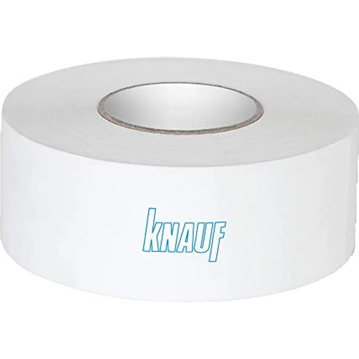 Knauf Reißfester Bewehrungs-Streifen zur Fugen-Verspachtelung von Gipskarton-Platten, 75 Meter, weiße Faserstreifen für Trockenausbau – Bild 1