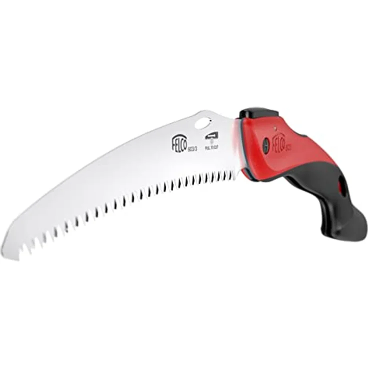 Felco Handsäge 603, klappbare Säge mit optimierten Zähnen für Weinbau, Landschaftsbau und Baumpflege, Soft-Touch-Griff – Bild 4