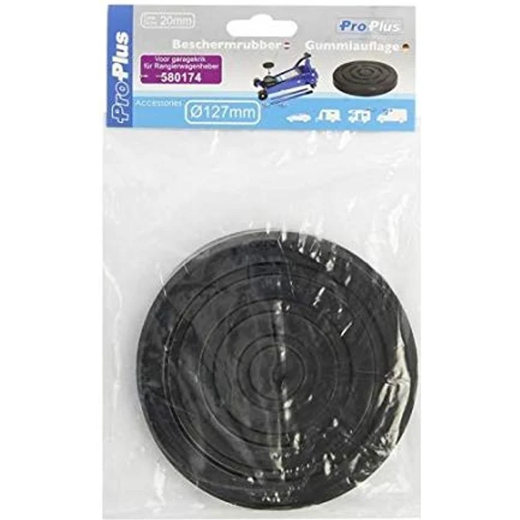 ProPlus Gummiauflage Ø135 mm für Wagenheber Teller 127 mm, Gummiblock, 20 mm dick – Bild 4
