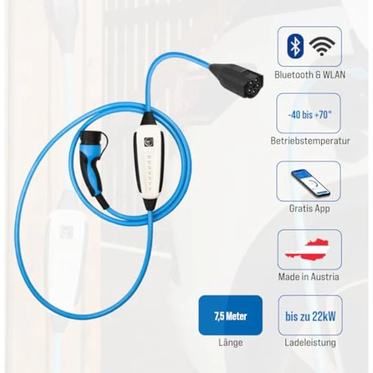 NRGkick Pure 32A, 7.5 m, WLAN and Bluetooth – Bild 2