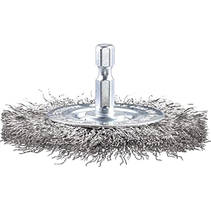 KWB Scheibenbürste, Edelstahl-Draht, rostfrei, gewellt, Durchmesser 75 mm - 609830 – Bild 2