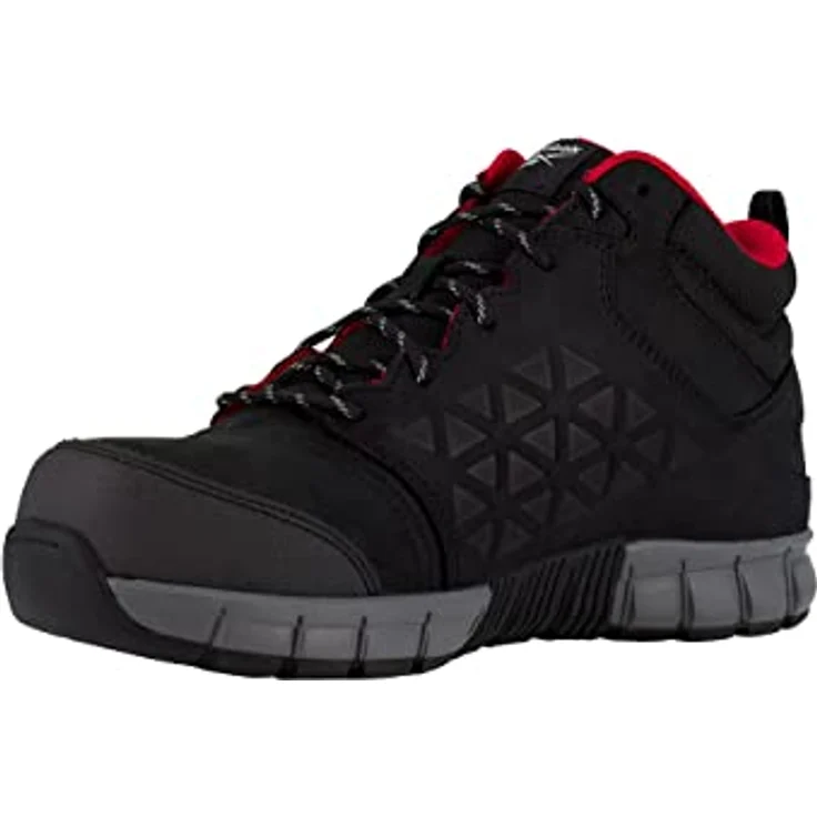 Reebok Excel Light Sicherheitsschuhe IB1037-1S3, S3 SRC HRO, schwarz, Größe 42 mit Aluminiumkappe und MemoryTech-Einlegesohle – Bild 3