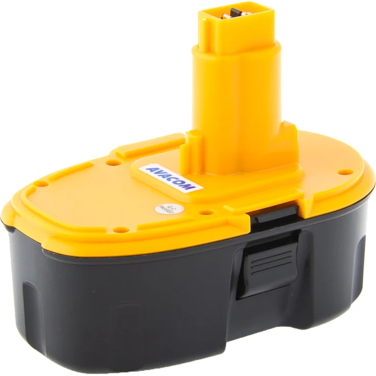 AVACOM DEWALT DE9096 Akku Ni-MH 18V 3000mAh mit Panasonic Zellen, Gelb/Schwarz
