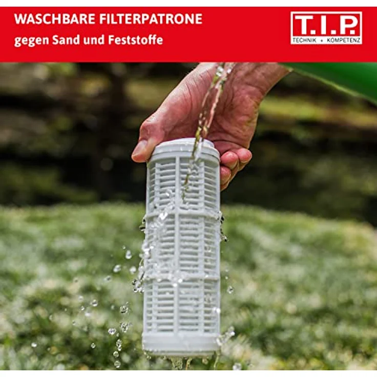 T.I.P. Vorfilter für Garten Pumpen und Hauswasserwerke 17,8 cm (7 Zoll), Wasserdurchfluss bis 7.000 l-h – Bild 4