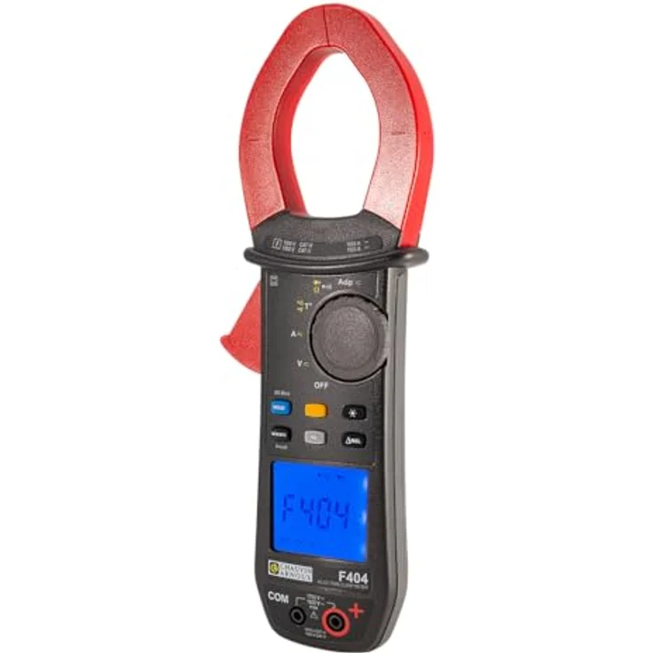 Chauvin Arnoux F404, digitale Stromzange IP54, CAT III 1500 V, CAT IV 1000 V, TRMS, 1000 A AC/DC, temperaturbeständig – Bild 4