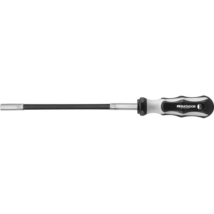 Matador Schraubwerkzeuge Steckschlüssel-Schraubendreher 7mm, flexibler Sechskant-Steckschlüssel mit ergonomischem 2-Komponentengriff – Bild 1