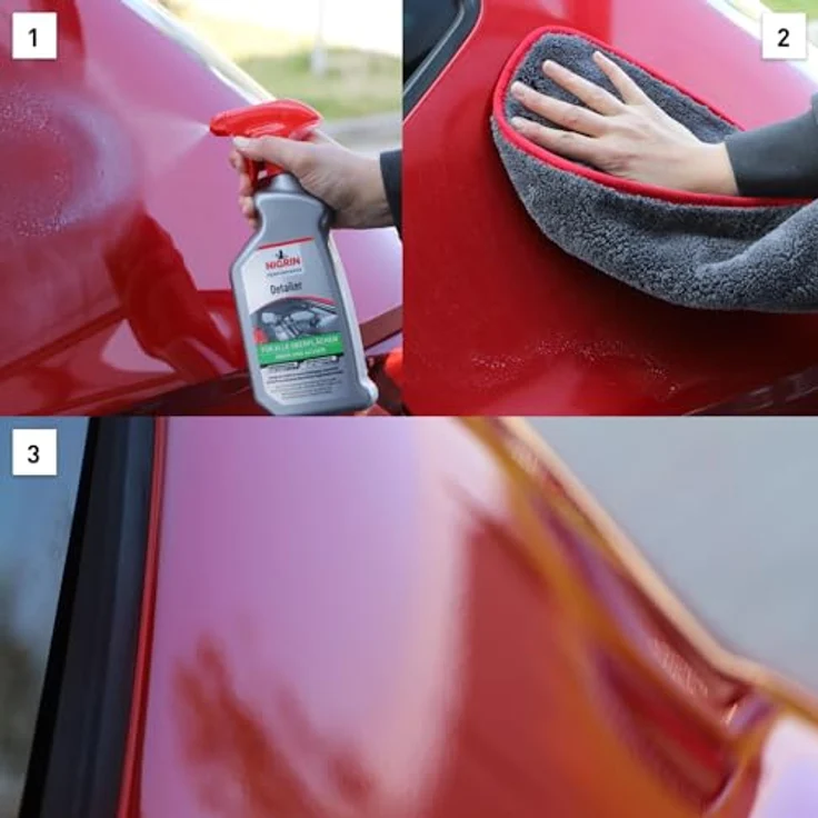 NIGRIN Nigrin Multi-Detailer Autoreiniger Innen & Außen, 500 ml, für glatte Oberflächen, wasser- und schmutzabweisend, Duft Bubblegum – Bild 5