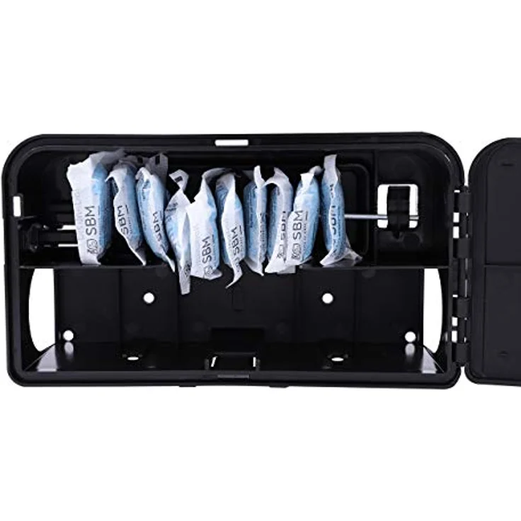 PROTECT HOME Ratten Köderbox für Rattengift, sichere Ausbringung von Rattenködern, schwarz – Bild 4