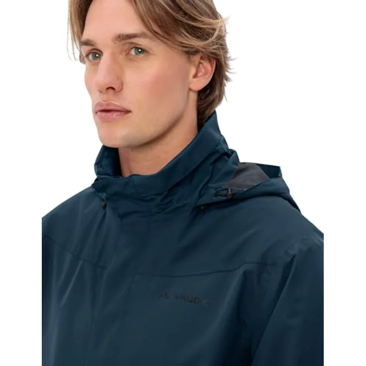 Vaude Escape Bike Light Jacket, wasserdichte Velojacke für Herren in Blau, Größe M – Bild 6