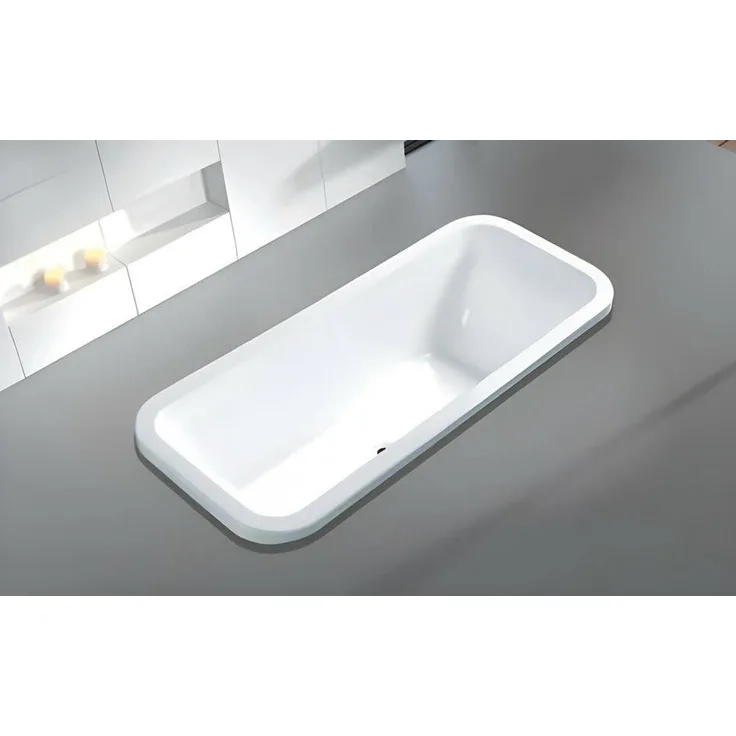 Xlmoebel Badewanne XLMOEBEL Komfortwanne, rechteckig, Acryl, 70 cm Breite, 46 cm Höhe, 170 cm Tiefe, klassisches Weiß, Made in Europa