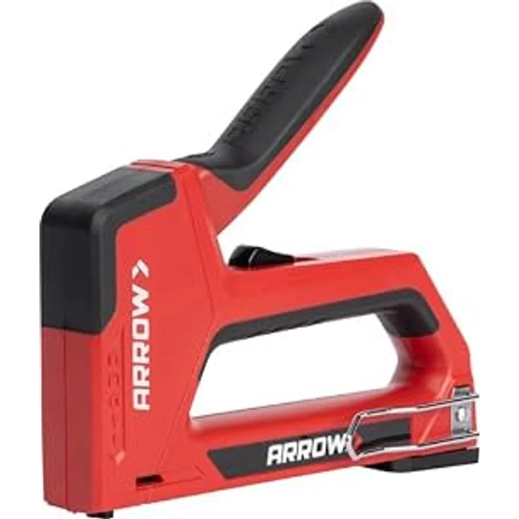 Arrow Handtacker T501, vielseitiger Nagler für Klammern 6 mm - 14 mm und Nägel, leichtes Gehäuse, ergonomischer Griff, Schnelllade-Mechanismus – Bild 1