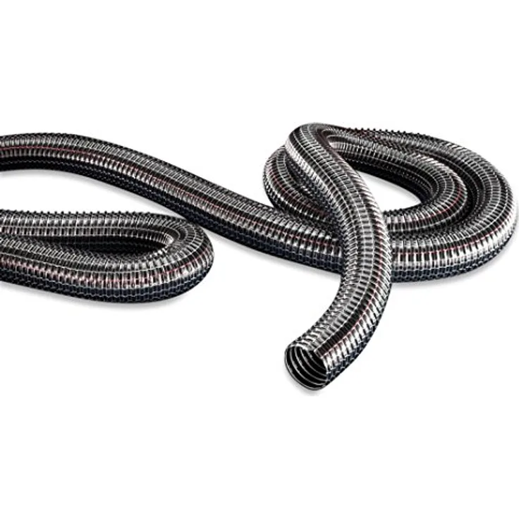 Norres Hochflexibler Absaugschlauch aus PVC, Durchmesser 63 mm, 15 m, für Gase und Stäube, Temperaturbereich 0°C bis 85°C