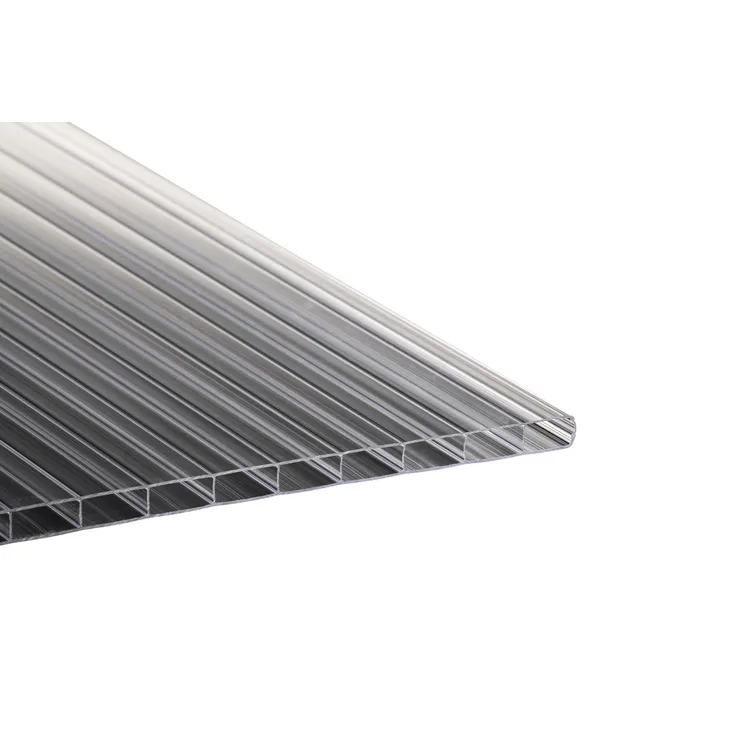 TETZNER & JENTZSCH TEJEPOLY PC-Stegdoppelplatte 980 x 2000 mm glasklar, 16 mm, hohe Schlagzähigkeit und Witterungsbeständigkeit