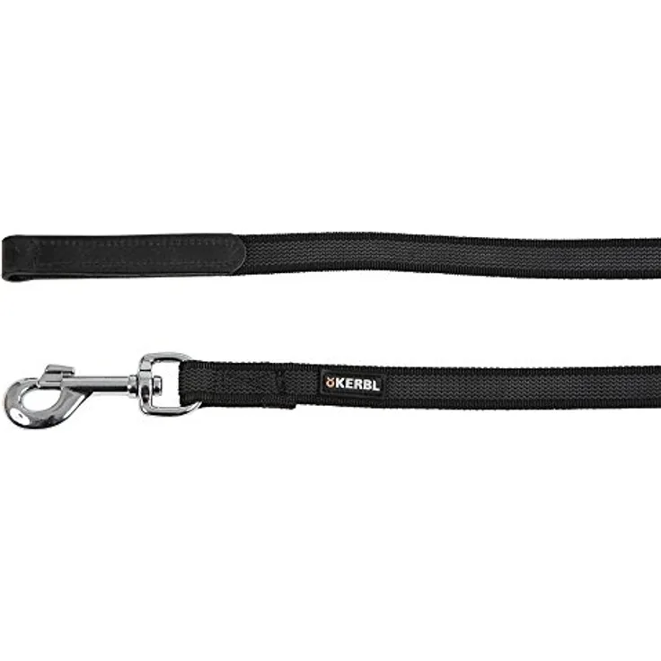 Kerbl Antislip Schleppleine 5 m x 20 mm, gummiert, beidseitig gummiert, strapazierfähig, robuste verchromte Beschläge