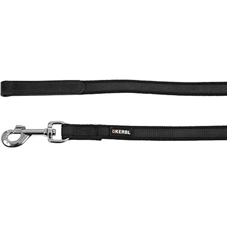 Kerbl Antislip Schleppleine 5 m x 20 mm, gummiert, beidseitig gummiert, strapazierfähig, robuste verchromte Beschläge – Bild 1