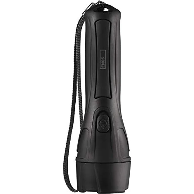 EMOS P3210 ultraleichte LED-Taschenlampe mit Handschlaufe, stoßfeste Handlampe mit Helligkeit 55lm, Leuchtweite 125m, Laufzeit 16 St, Kunststoff, batteriebetrieben – Bild 3