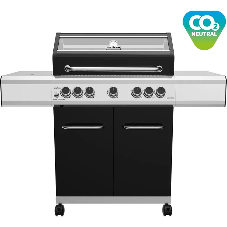 Grillfürst Gasgrill Grillfürst G520G 5-Brenner Gasgrill mit Hochtemperaturbrenner