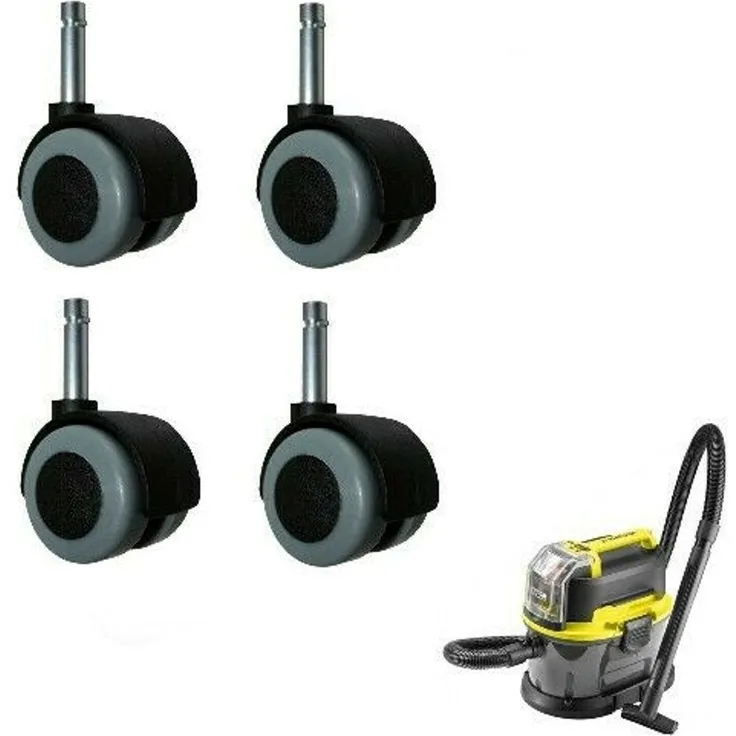 PARKSIDE® Rollen /Zubehör für PARKSIDE Akku-Nass-Trockensauger »PNTSA 20-Li A1«, 4 Rollen