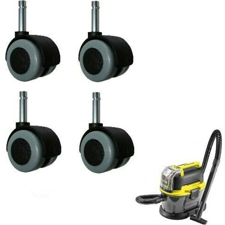 PARKSIDE® Rollen /Zubehör für PARKSIDE Akku-Nass-Trockensauger »PNTSA 20-Li A1«, 4 Rollen