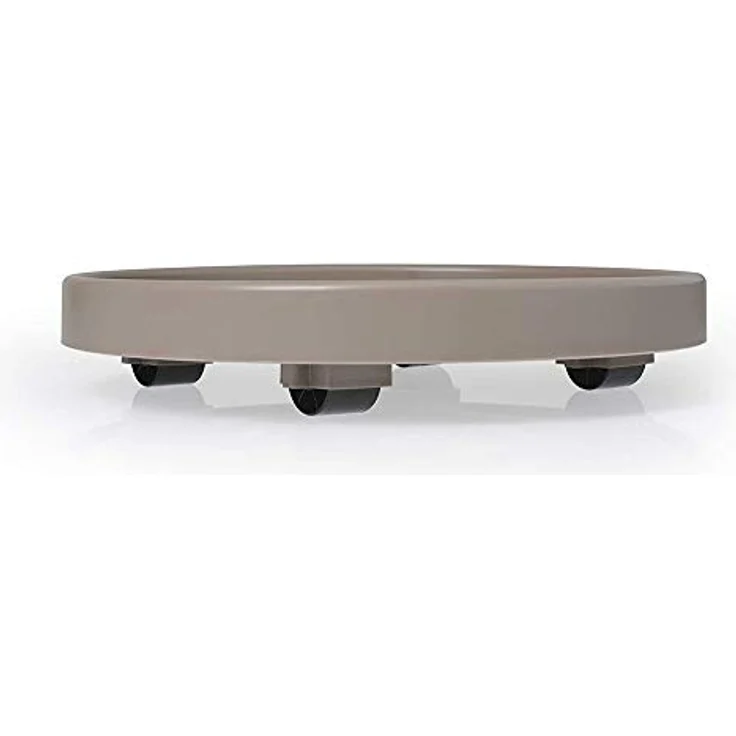 SAUCER W/ WHEELS 40CM TAUPE – Bild 2