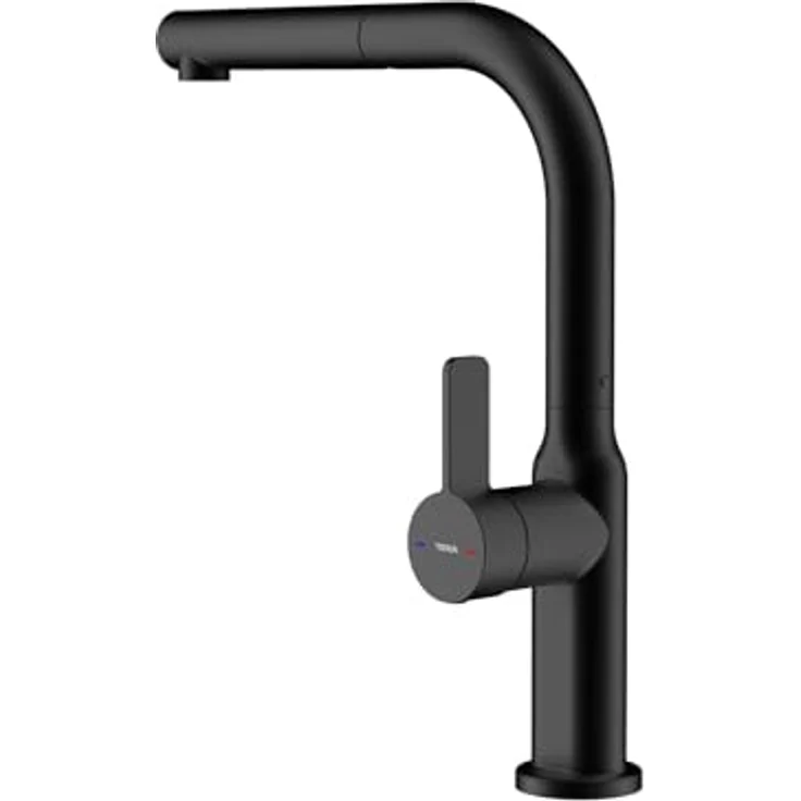 Teka Küchenarmatur mit keramischen Dichtungen, einhand, schwenkbar, 360° Auslauf, easy-quick Montagesystem, Edelstahl – Bild 3