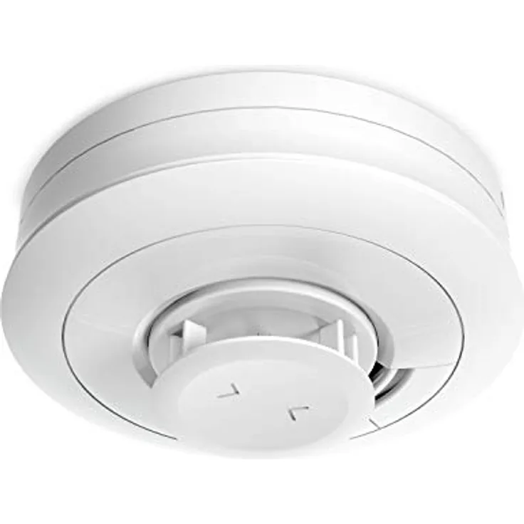 Ei Electronics Ei630W Hitzewarnmelder, Wärmewarnmelder mit Temperatursensor (58 °C) für Küche und Bad, optional funkvernetzbar, weiß