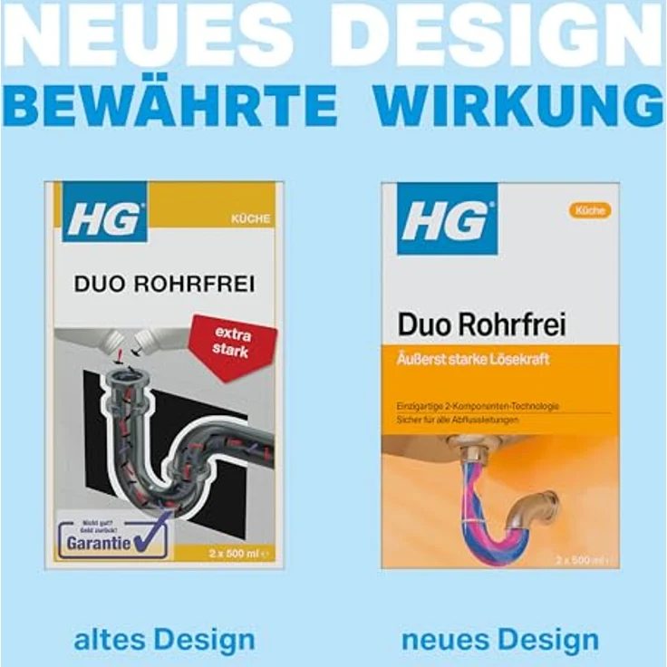 HG Duo-Rohrfrei 2 x 500 ml - EXTREM STARK! TOP WIRKUNG ! – Bild 3