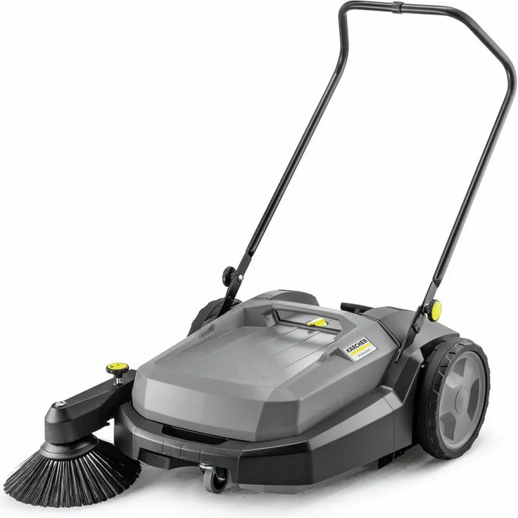 Kärcher Professional Kehrmaschine KM 70/20 C, Arbeitsbreite 480 mm, staubfreie Reinigung mit Filter und Seitenbesen, blau