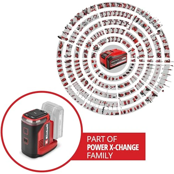 Einhell PXC Akku-Energiestation TE-ES 18/150/1 Li-C-Solo, mobile Stromversorgung mit 230-V-Steckdose, USB-C-PD und LED-Anzeige – Bild 2