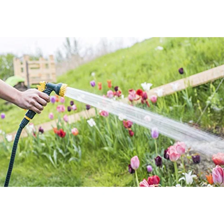 Steuber Flexibler Gartenschlauch Platinum GREEN mit 8 Sprühkopf-Funktionen, 33m, Süd Siegel, m. Adapter & Verbindungsstück, beliebig erweiterbar – Bild 6