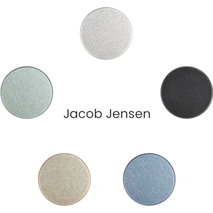 Jacob Jensen Optisch Schwarz Rauchmelder, 10 Jahre Batterielaufzeit, elegantes Design mit recyceltem Polyesterüberzug – Bild 7