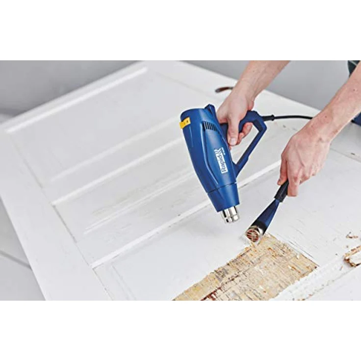 Rapid Heißluftfön R1800 im Koffer inkl. Zubehör, 1800 W Heißluftpistole, 300-550°C, 250-450 l-Min. – Bild 4