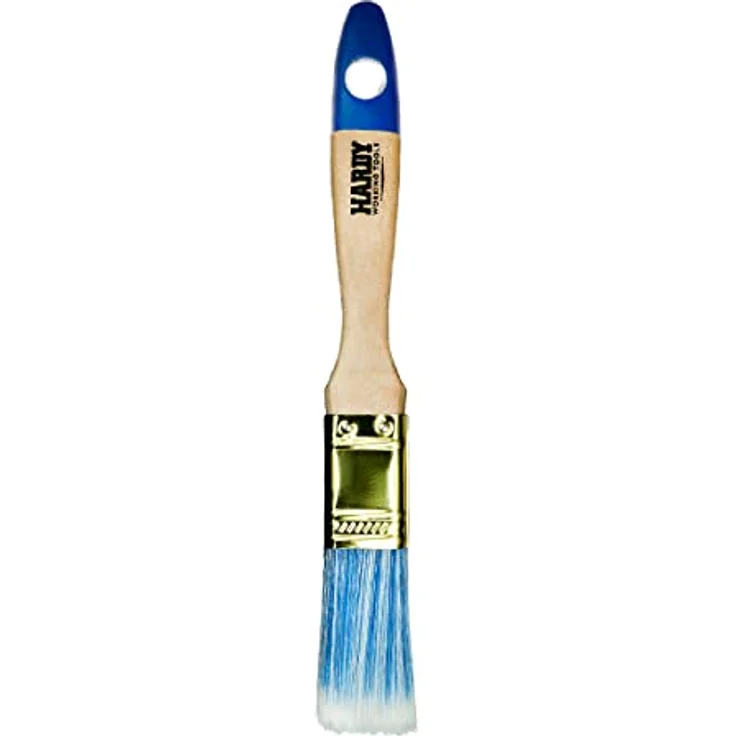 Hardy Flachpinsel Serie 42 zum Malen mit Acrylfarben und Lacken Effizient und gleichmäßig deckend Synthetikborsten und Holzstiel Set 6-TLG. Breite 25mm – Bild 2