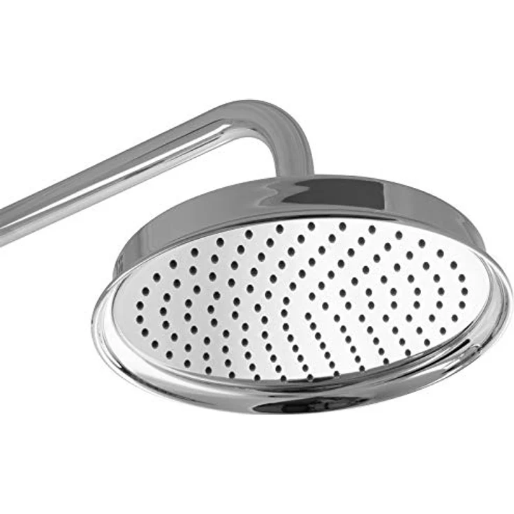 PaulGurkes Nostalgie Dusche Set Retro Aufputz Duschsystem Regendusche Brausegarnitur Keramikgriff Einhandmischer Armatur Landhausstil Aufputzmontage Komplettdusche Luxusbad Duschsystem mit Regendusche – Bild 5