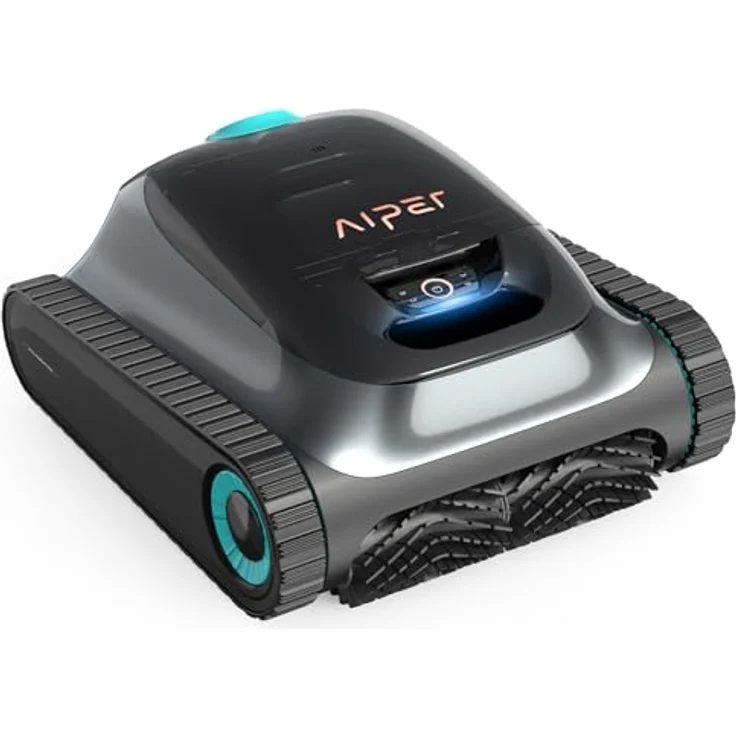 AIPER Scuba S1 Kabelloser Poolroboter, Intelligente WavePath Navigation 2.0 mit Periodischer Reinigung, Wandklettern, 150 Minuten Batterielaufzeit, Poolsauger für Bodeneingelassene Pools bis zu 150㎡ – Bild 1