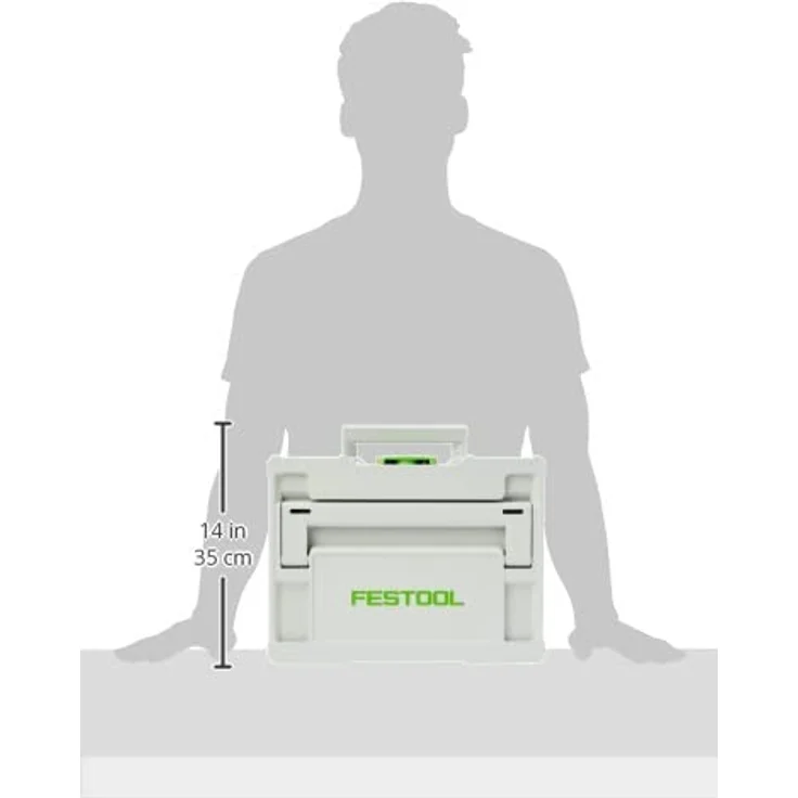 Festool Systainer SYS3 M 187 ( 204842 ) 15,9 Liter 396x296x187mm Werkzeugkoffer koppelbar – Bild 2