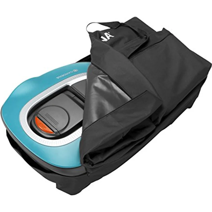 Gardena Aufbewahrungstasche: Mähroboter-Tasche für sichere und trockene Aufbewahrung für den Winter, für alle Gardena Mähroboter inkl. Ladestation, extra Taschen für Zubehör (4057-20) – Bild 2